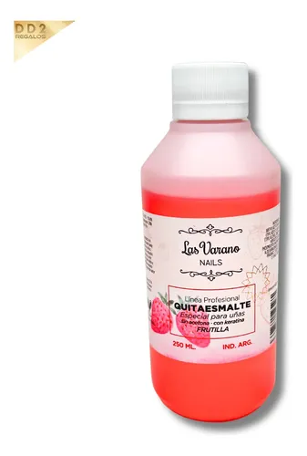 Quita Esmalte De Uñas Liquido 250ml Removedor Sin Acetona