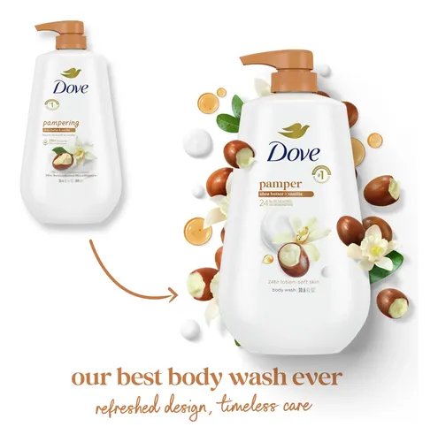 Jabón Líquido Corporal Dove Manteca De Karité 1l