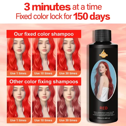 Sumifang Color Rojo Pasión Para Base De Cabello 8-10 Grados