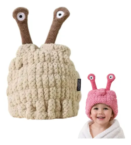 Gorro Toalla Infantil Para Secado De Pelo Suave Y Absorbente