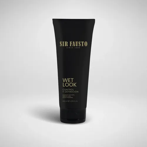 Gel Control Sir Fausto Wet Look Fijación Alta Pelo 150ml