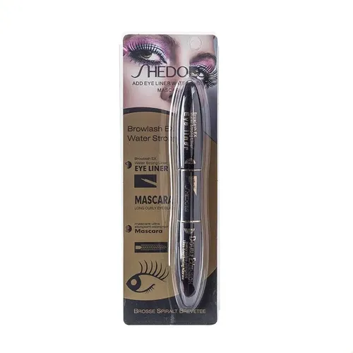Máscara De Pestañas Y Delineador Líquido De Doble Punta: Fór 6ml+6ml Dual-head