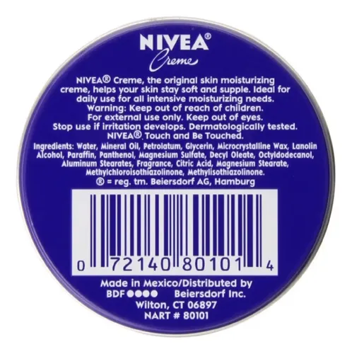 Crema Hidratante Nivea Skin Creme 30 Ml (paquete De 10)