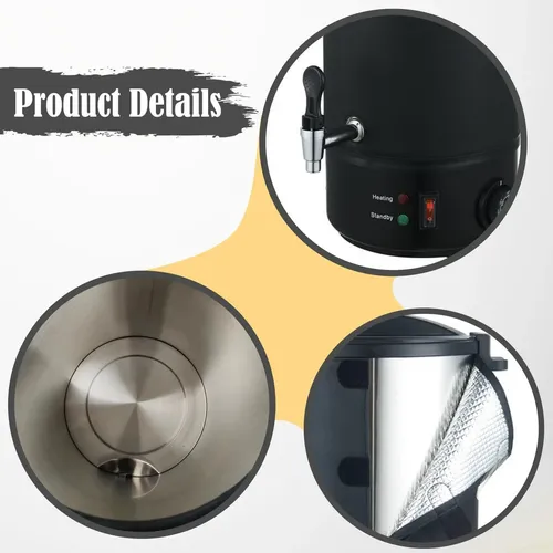 Ss Y Quemador De Cera Eléctrico For Velas 6 L P