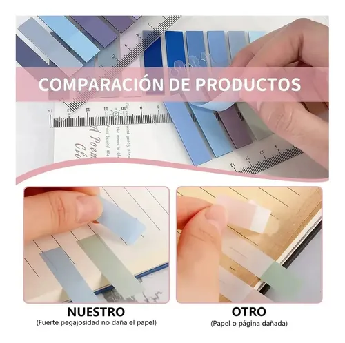 Guías De Índice De Pegatinas, Marcadores De 1200 Páginas,