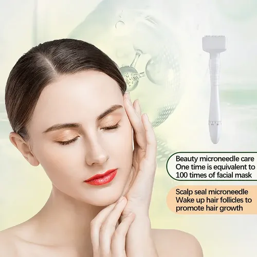 3×pelo Enrollable Emblem Con Microagujas, Longitud Weiz