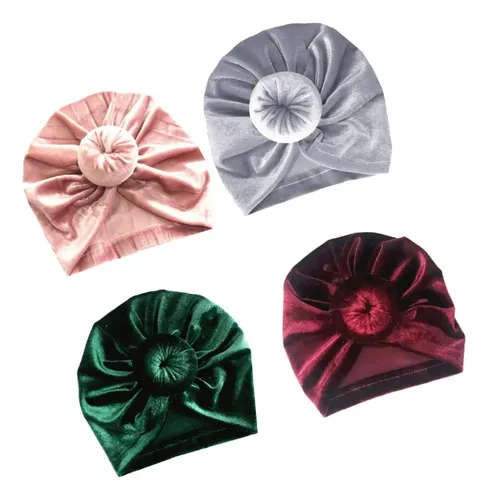 Good 4piezas Gorro Turbante For Niño Niña Accesorios