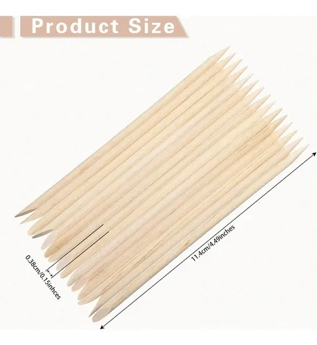Palitos De Cera De Madera Demissle 400 Piezas Para Cejas Y