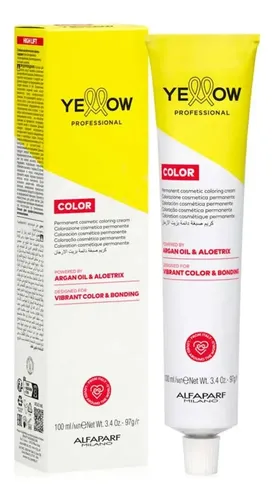 Tintura Yellow By Alfaparf X 60 Gr Con Argan Germen De Trigo