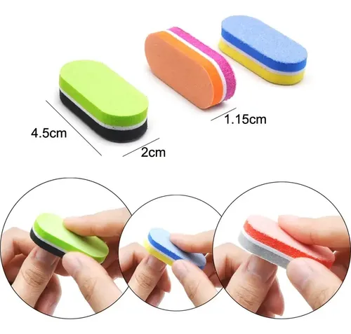 Lima Sponge Mini Para Manicura Pedicura Nails X10