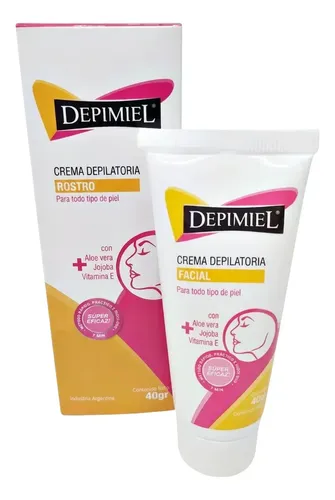 Crema Depilatoria facial para rostro x 40 gr Depimiel