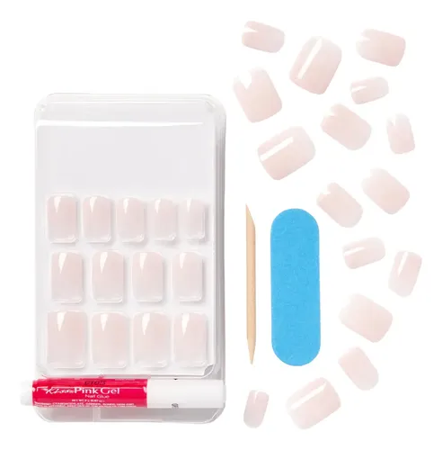 Uñas Postizas Glue-on Bliss | Kiss Bare-but-better Nails
