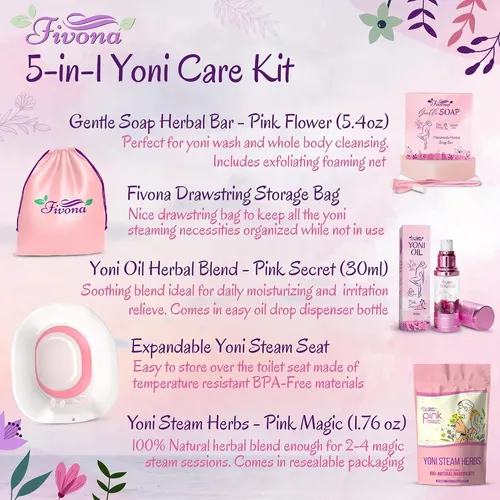 Kit Cuidado Yoni 5 En 1 Fivona