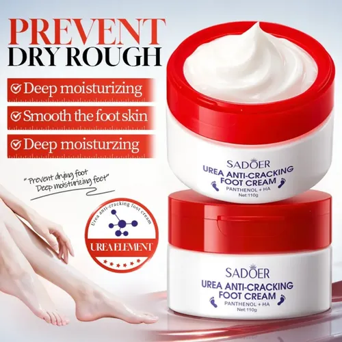 Crema Para Pies Hidratante Antigrietas Con Urea 110g Sadoer