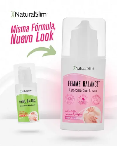 Crema De Progesterona Para Mujeres Naturalslim Femme Balance