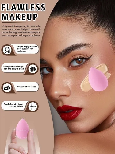 Set 30 Brochas Y Esponjas Maquillaje Profesional Negro