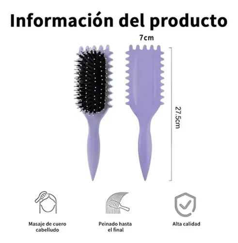 Pincel Bounce Curl Brush, Define Style Rizado Peine