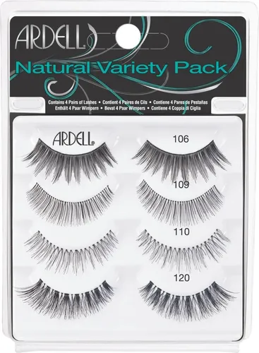 Pack De Pestañas Postizas X4 Pares Natural Variety Ardell