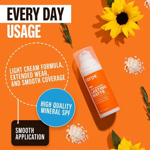 Base Facial Carpe Spf 30 Acabado Mate Para Piel Grasa