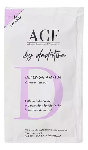 Refill Dadatina Acf Crema Facial Defensa Repuesto Hidratante
