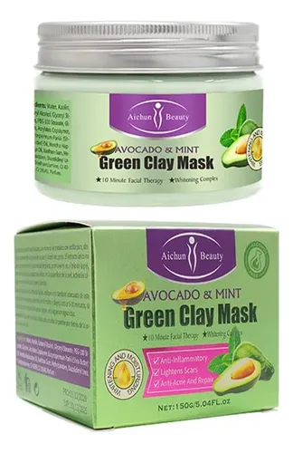 Mascarilla Arcilla Aichun Beauty Avocado Menta 71