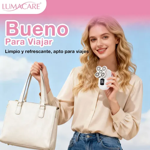 Maquinilla De Afeitar Eléctrica Para Mujer, Rotativa, Recarg