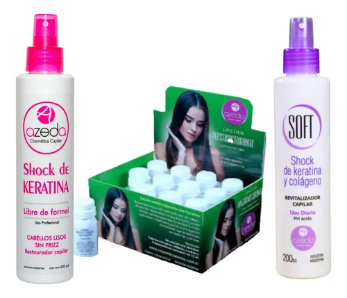 Kit De Shock De Keratina + Reestructur. Keratina+ Soft Kera