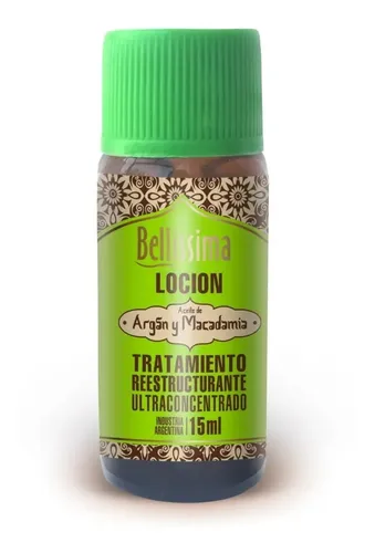Ampollas Capilares Bellissima Locion Aceite Argan Y Macadami