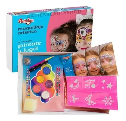 Set Maquillaje Artistico Pintafan Halloween Serie Fantasia