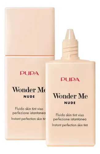 Base Ligera Pupa Wonder Me Nude Skin Tint para Rostro, Tono Sand 030