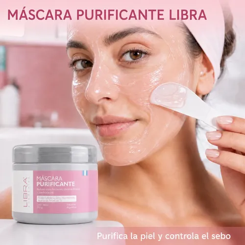 Libra Mascara Facial Purificante Reduce Imperfecciones 250g