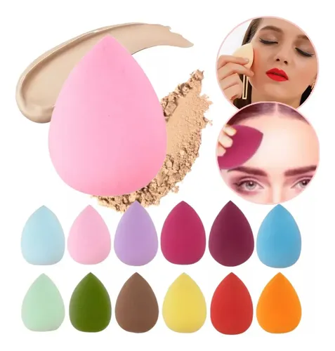 Set X3 Esponjas Para Maquillaje Profesional Tipo Blender
