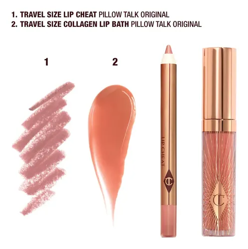 Set De Brillo Labial Charlotte Tilbury Pillow Talk