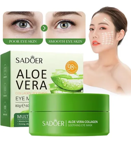 Adhesivo De Colágeno Para Ojos Con Aloe Vera Que Hidrata Y R