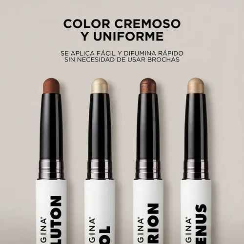 Sombra Ojos En Barra Regina Waterproof Larga Duración Sol Glow