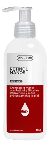 Crema Retinol Rejuvenecimiento De Manos 125 Grs Arvensis