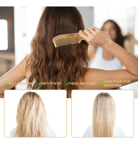 Masaje De Spa Con Peineta De Cuerno De Buey De Belleza Profe