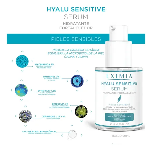 Eximia Hyalu Sensitive Serum Facial Para Pieles Sensibles