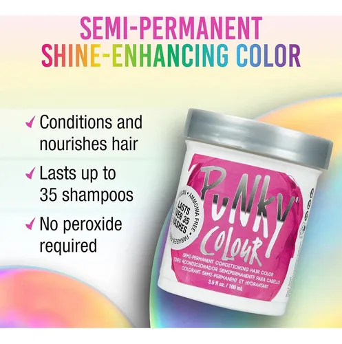 Tinte Semipermanente Punky Flamingo Pink Para Cabello