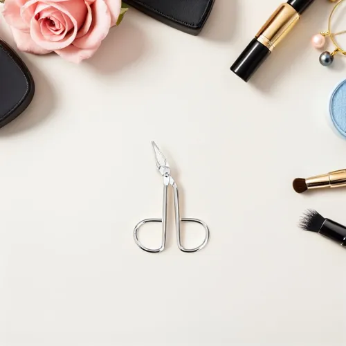 Pinzas De Acero Inoxidable Para Cejas, 5 Unidades, Con