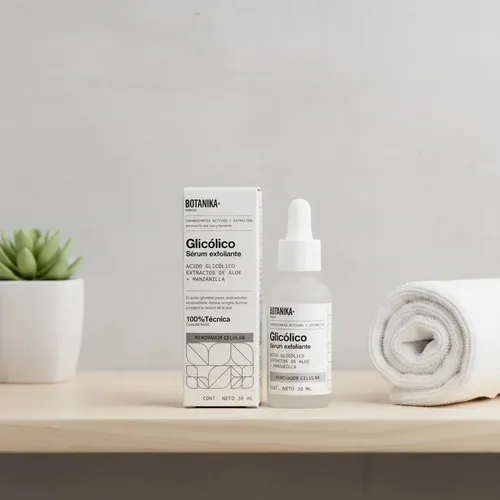 Serum Exfoliante Con Ácido Glicólico Botanika Todo Tipo De Piel Noche