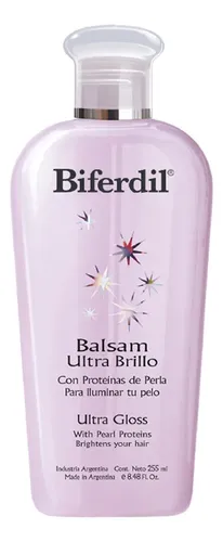 Balsamo Biferdil Ultra Brillo Proteinas De Perlas X 255 Ml