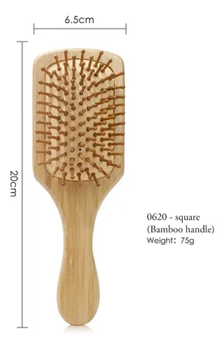 Tt Juego De Cepillos De Pelo De Madera De Haya Natural De T