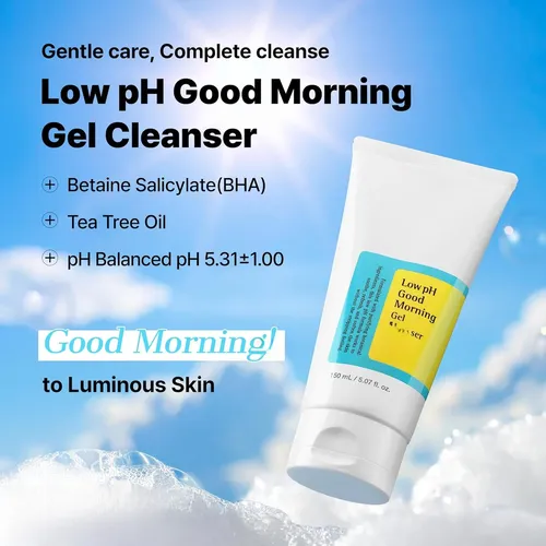 Gel Limpiador Facial Good Morning De Bajo Ph, 5.07 Onzas Líq