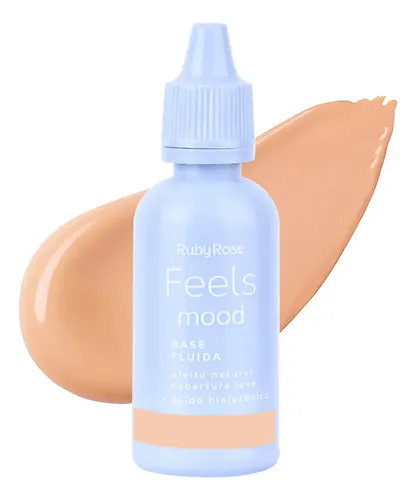 Base Fluida Feels Mood Ruby Rose Cobertura Media Hb 901 Tono Tono 2