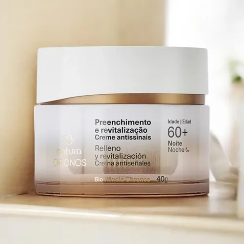 Crema Antiseñales 60+ Noche Chronos Derma 40 G Natura Todo Tipo De Piel Noche