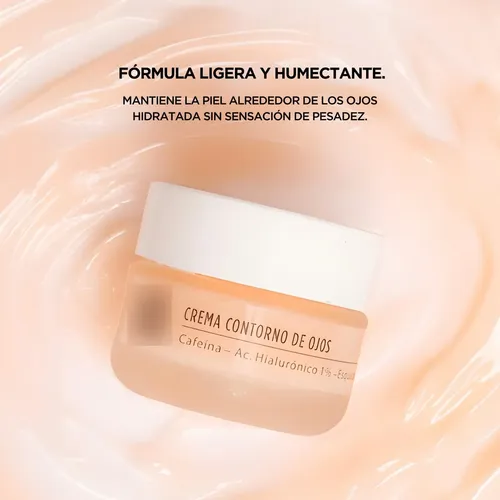 Crema Contorno Ojos Regina Cafeina Hialuronico Squalane Antiedad 12ml