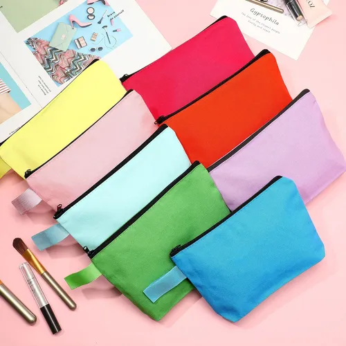 Bolsas De Maquillaje Saintrygo Canvas Travel Cosmetic, 10 Un