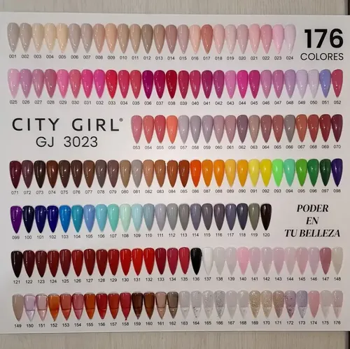 Esmalte Semipermanente City Girl Smalto Nuevo Packacking 176