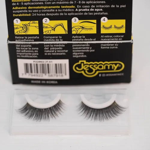 Pestañas Postizas Autoadhesivas 3d Reutilizable F51